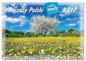 Kalendarz 2017 Rodzinny. Pejzaże Polski [KALENDARZ]