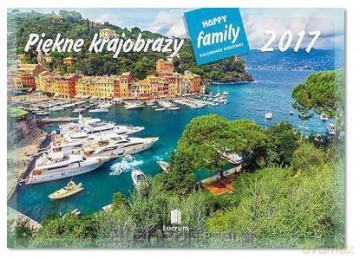 Kalendarz 2017 Rodzinny. Piękne krajobrazy [KALENDARZ]