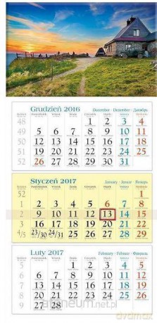 Kalendarz 2017 Trójdzielny. Schronisko [KALENDARZ]