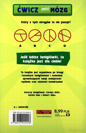 Mensa Kids. Ćwicz swój mózg. Łamigłówki 1 - Robert Allen, Harold Gale, Carolyn Skitt [KSIĄŻKA]