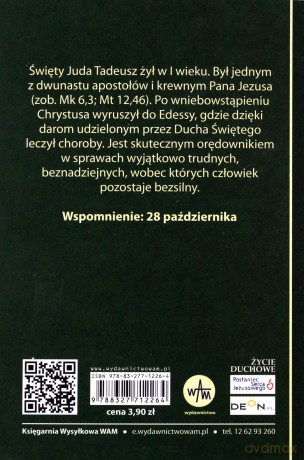 Modlitewnik. Święty Juda Tadeusz [KSIĄŻKA]