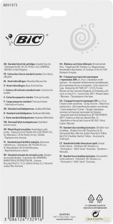 Naboje do piór niebieskie 24 sztuki