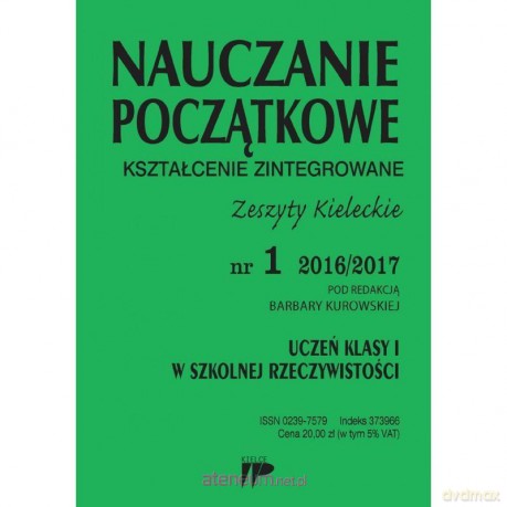 Nauczanie Początkowe. Kształcenie zintegrowane nr. 1 2016/2017 [KSIĄŻKA]