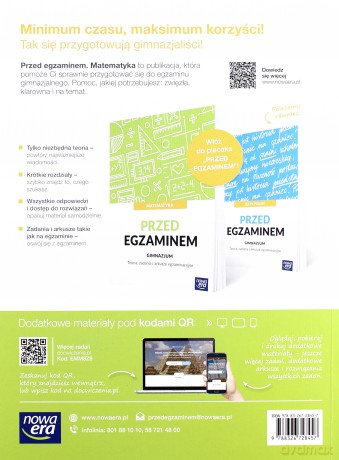 Przed egzaminem Gimnazjum Matematyka [KSIĄŻKA]