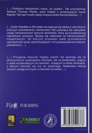 Równość i (nie)sprawiedliwość. Dlaczego Piketty - Robert Gwiazdowski [KSIĄŻKA]