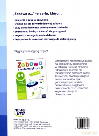 Szkoła na miarę. Zabawa z matematyką cz. 4 [KSIĄŻKA]
