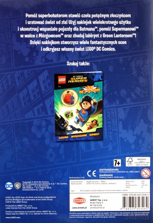 Zadanie: naklejanie! LEGO Super Heroes [KSIĄŻKA]