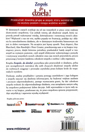 Zespole, do dzieła! Czas na wspólne wyzwania - Ken Blanchard, Alan Randolph, Peter Grazier [KSIĄŻKA]
