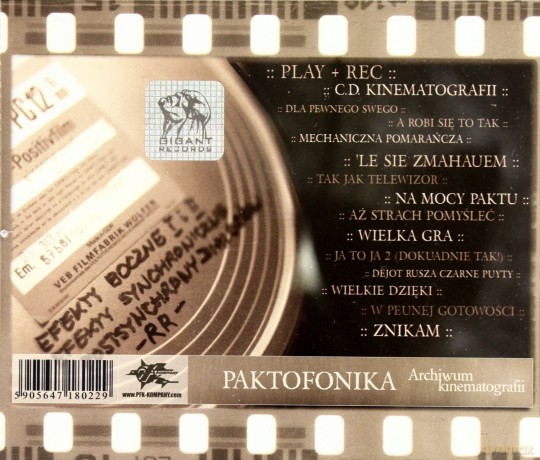 Paktofonika: Archiwum Kinematografii [CD]