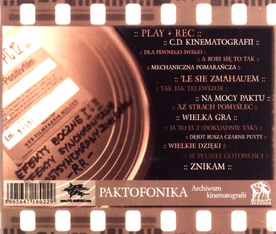 Paktofonika: Archiwum Kinematografii [CD]