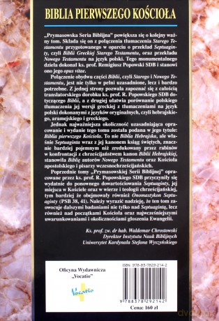 Biblia Pierwszego Kościoła [KSIĄŻKA]