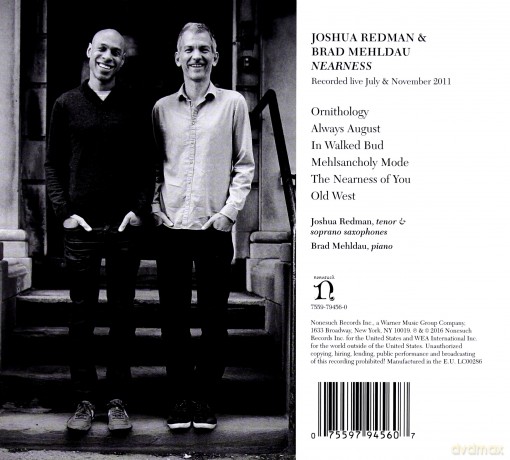 Joshua Redman & Brad Mehldau: Nearness [CD]
