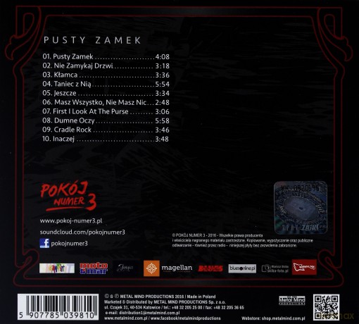 Pokój Nr 3: Pusty Zamek (digipack) [CD]
