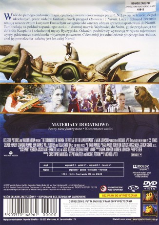 Opowieści z Narnii: Podróż Wędrowca do Świtu [DVD]