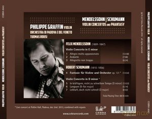 Philippe Graffin: Robert Schumann, Felix Mendelssohn: Violin Concertos and Phantasy [CD]