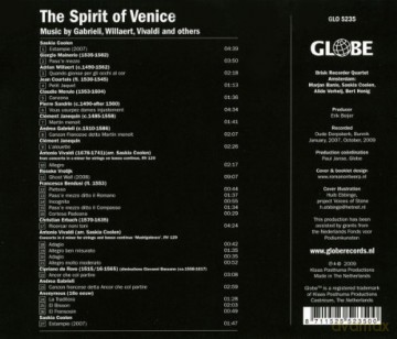 Brisk Recorder Quartet Amsterdam: The Spirit of Venice [CD]