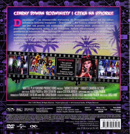 Monster High - Strach, kamera, akcja!  (Upiorna Kolekcja) (booklet) [DVD]