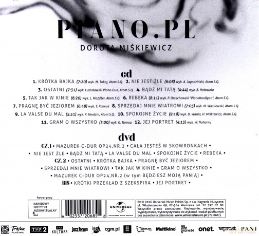 Dorota Miśkiewicz: Piano.Pl (Deluxe) [CD]+[DVD]