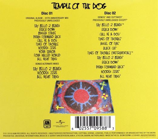 Temple Of The Dog: Temple Of The Dog (Deluxe) (Limited) [2CD]