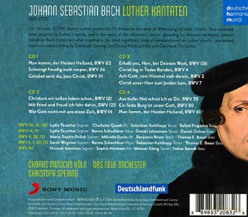 Christoph Spering: Bach: Lutherkantaten [4CD]