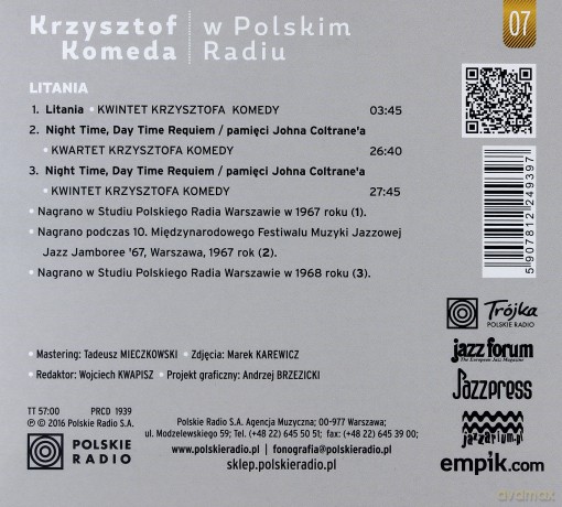 Krzysztof Komeda: Litania Krzysztof Komeda w Polskim Radiu vol. 7 [CD]