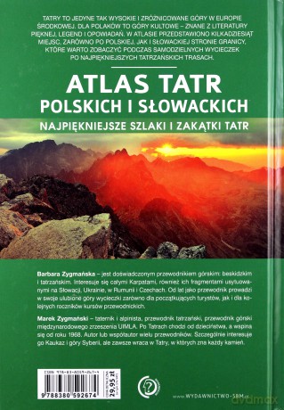 Atlas Tatr polskich i słowackich - Barbara Zygmańska (twarda) [KSIĄŻKA]