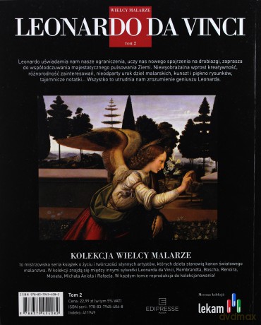 Wielcy Malarze. Leonardo da Vinci. Kolekcja Wielcy Malarze [KSIĄŻKA]