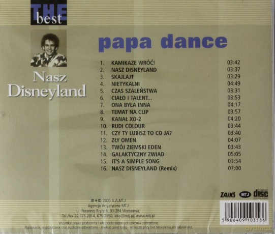 Papa Dance: The Best - Nasz Disneyland [CD]