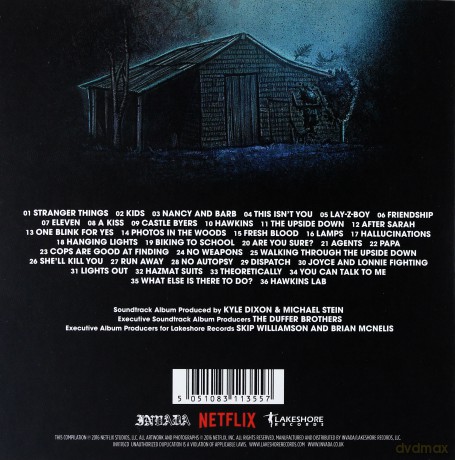 Stranger Things Season 1 vol. 1 soundtrack (Kyle Dixon & Michael Stein) [CD]