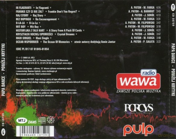 Papa Dance: Poniżej Krytyki [CD]