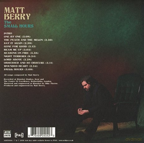 Matt Berry: The Small Hours (digipack) [CD]