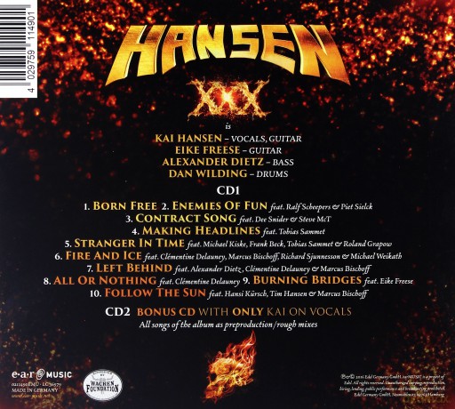 Kai Hansen: XXX - Three Decades In Metal (Limited Edition) (digipack) [2CD]