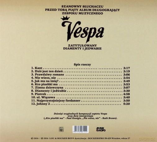 Vespa: Diamenty I Jedwabie [CD]