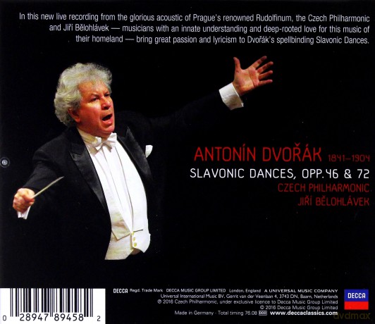 Jiri Belohlavek: Dvorak Slavonic Dances [CD]