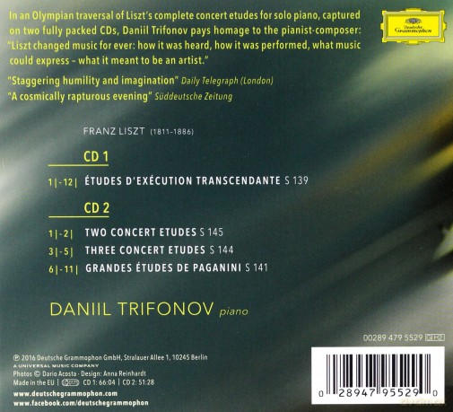 Daniil Trifonov: Transcendental [CD]