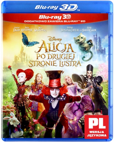 Alicja po Drugiej Stronie Lustra [Blu-Ray 3D]+[Blu-Ray]