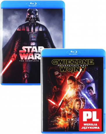 Gwiezdne Wojny: Kompletna Saga / Gwiezdne Wojny: Przebudzenie Mocy (Star Wars) Pakiet [11Blu-Ray]