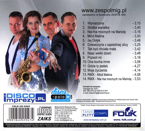 MIG: Wymarzona /  Lato 2015 Pakiet [3CD]