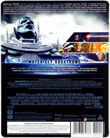 X-Men: Apocalypse (steelbook) [Blu-Ray 3D]+[Blu-Ray]