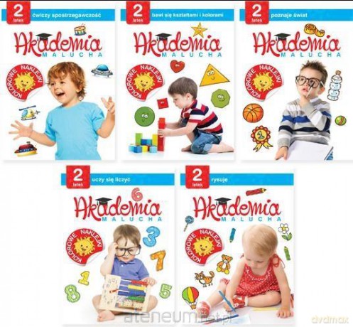 Akademia malucha. Pakiet 2-latka (części 1-5) [KSIĄŻKA]