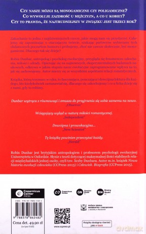 Anatomia miłości i zdrady. Co nauka mówi - Robin Dunbar [KSIĄŻKA]