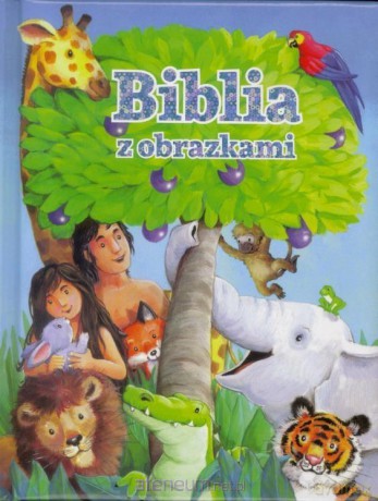 Biblia z obrazkami- niebieska - Charlotte Thoroe, Gill Gile [KSIĄŻKA]