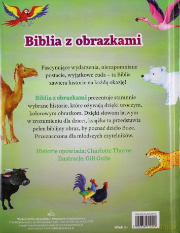 Biblia z obrazkami- różowa - Charlotte Thoroe, Gill Gile [KSIĄŻKA]