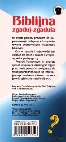 Biblijna zgaduj-zgadula. Quiz na temat Nowego Testamentu [KSIĄŻKA]