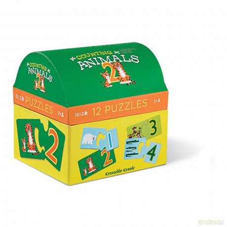 CROCODILE CREEK 12 el. - Nauka liczenia [PUZZLE]