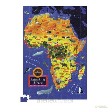 CROCODILE CREEK 200 el. - Mapa Afryki [PUZZLE]