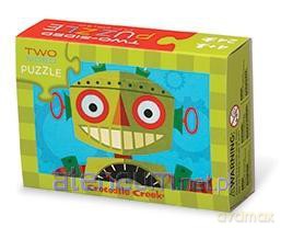 CROCODILE CREEK Puzzle dwustronne - roboty [PUZZLE]