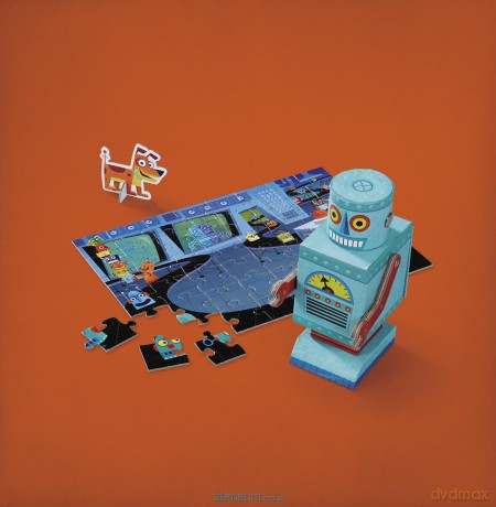 CROCODILE CREEK Puzzle kreatury - Robot [PUZZLE]