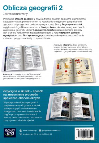 Geografia LO 2 Oblicza geografii Podręcznik zakres rozszerzony E-Testy [KSIĄŻKA]