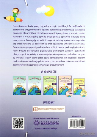 Ja i mój świat 3 Lekcje dla uczniów... karty pracy [KSIĄŻKA]